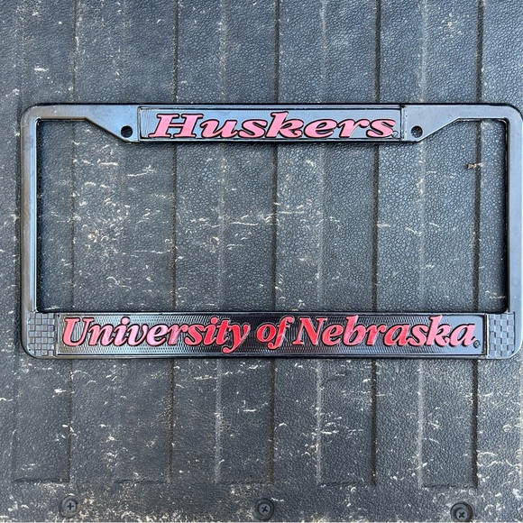 University of Nebraska Huskers License Plate Frame - Picture 1 of 2